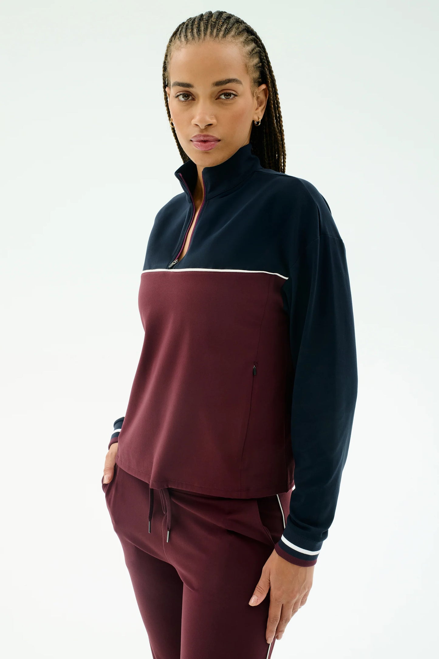 MILLIE AIRWEIGHT HALF ZIP
