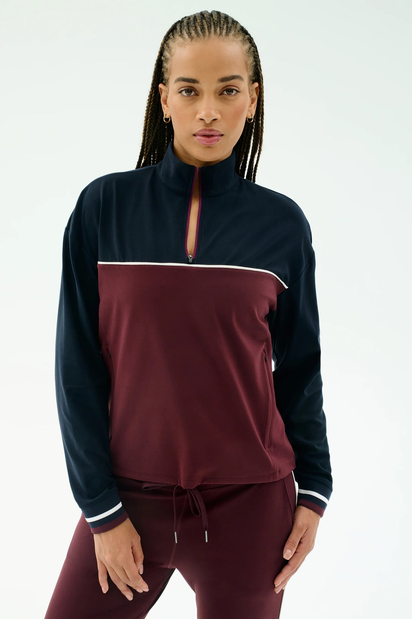 MILLIE AIRWEIGHT HALF ZIP