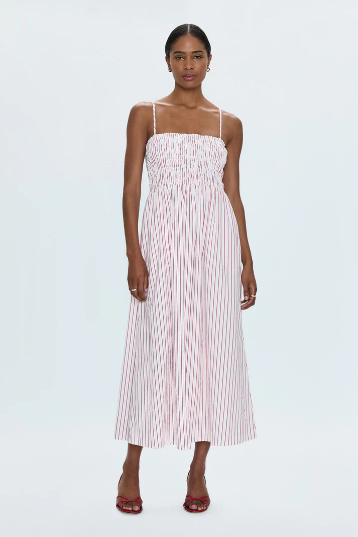BIANCA SHIRRED BODICE DRESS