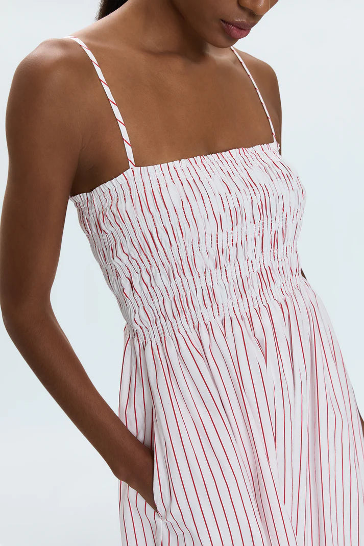 BIANCA SHIRRED BODICE DRESS