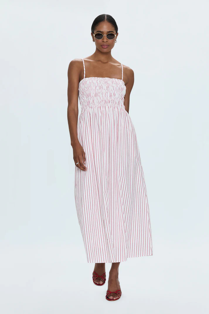 BIANCA SHIRRED BODICE DRESS