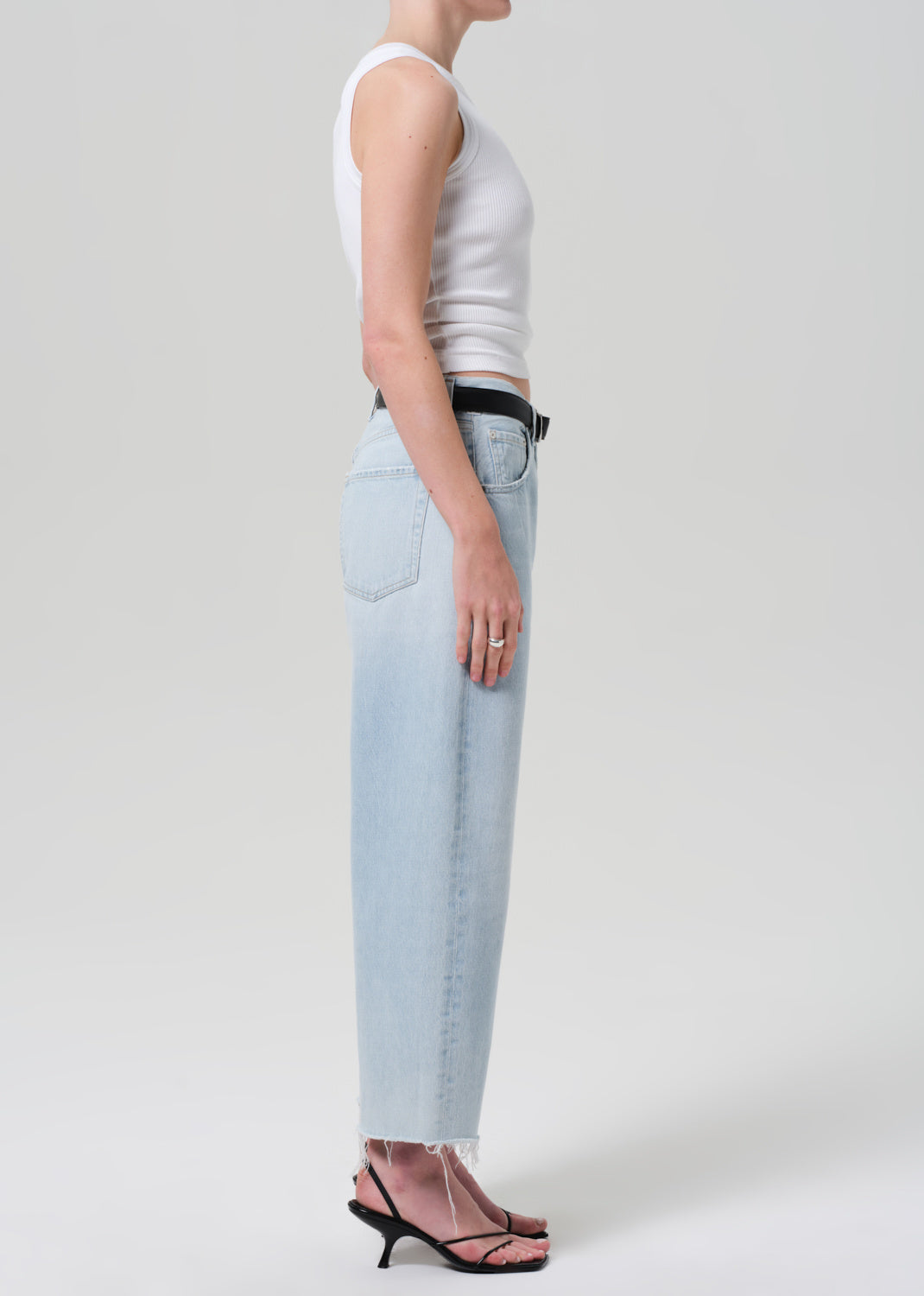 AYLA RAW HEM CROP ALLIER