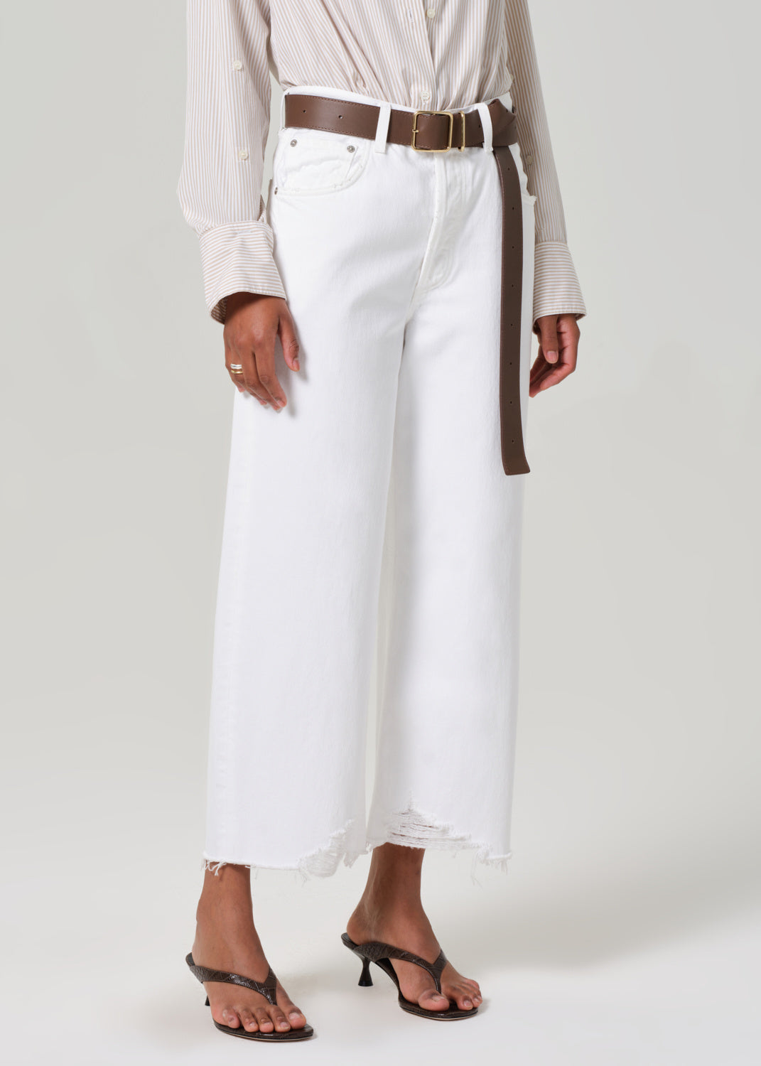 AYLA RAW HEM CROP IN HARLOW