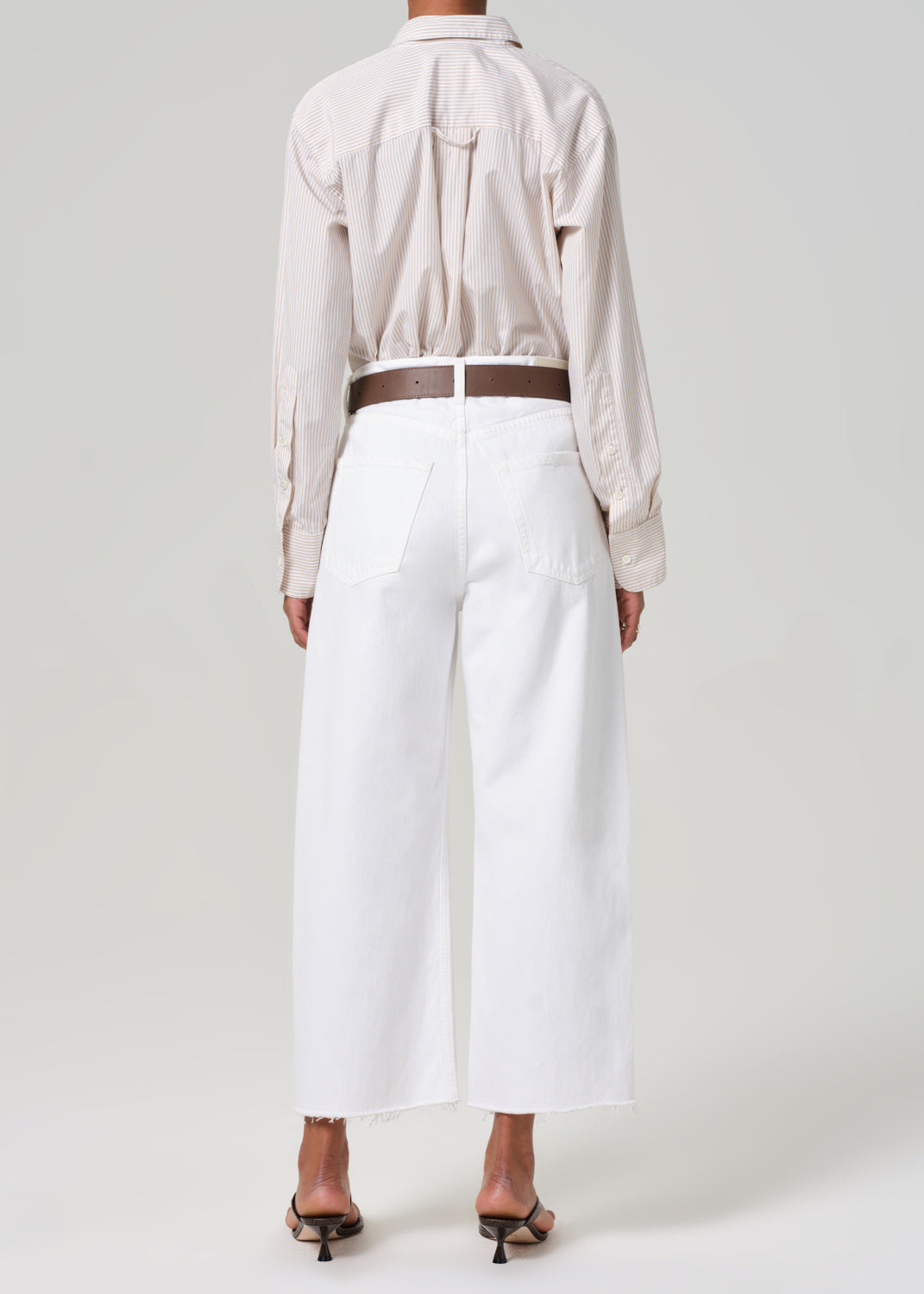 AYLA RAW HEM CROP IN HARLOW