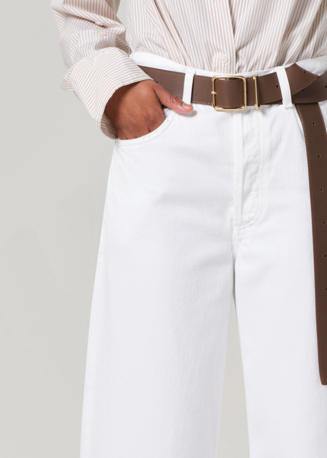 AYLA RAW HEM CROP IN HARLOW