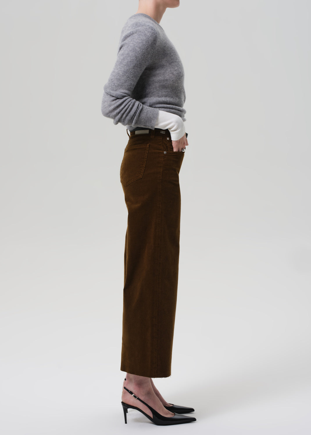 LYRA WIDE LEG CROP IN CORD