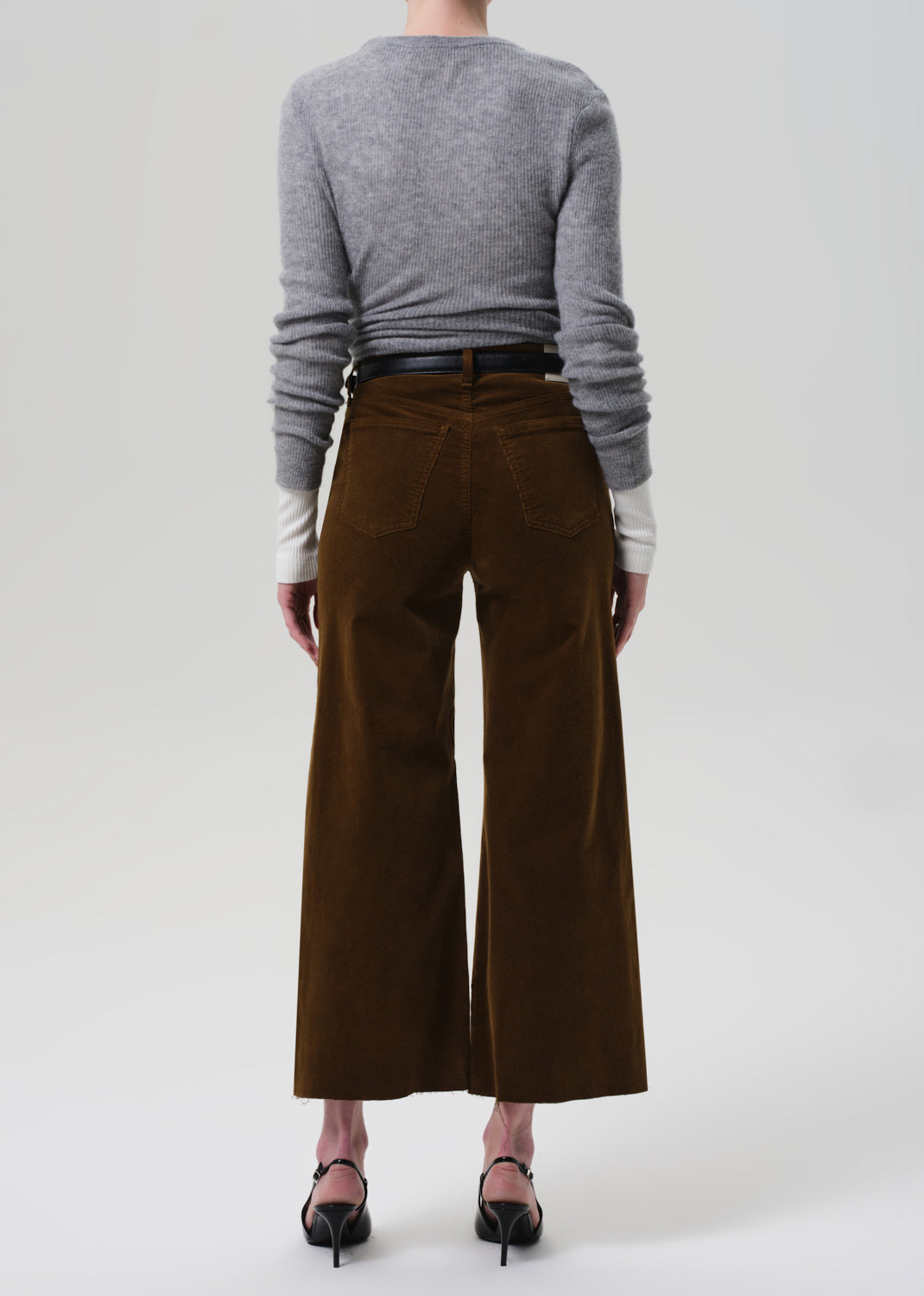 LYRA WIDE LEG CROP IN CORD