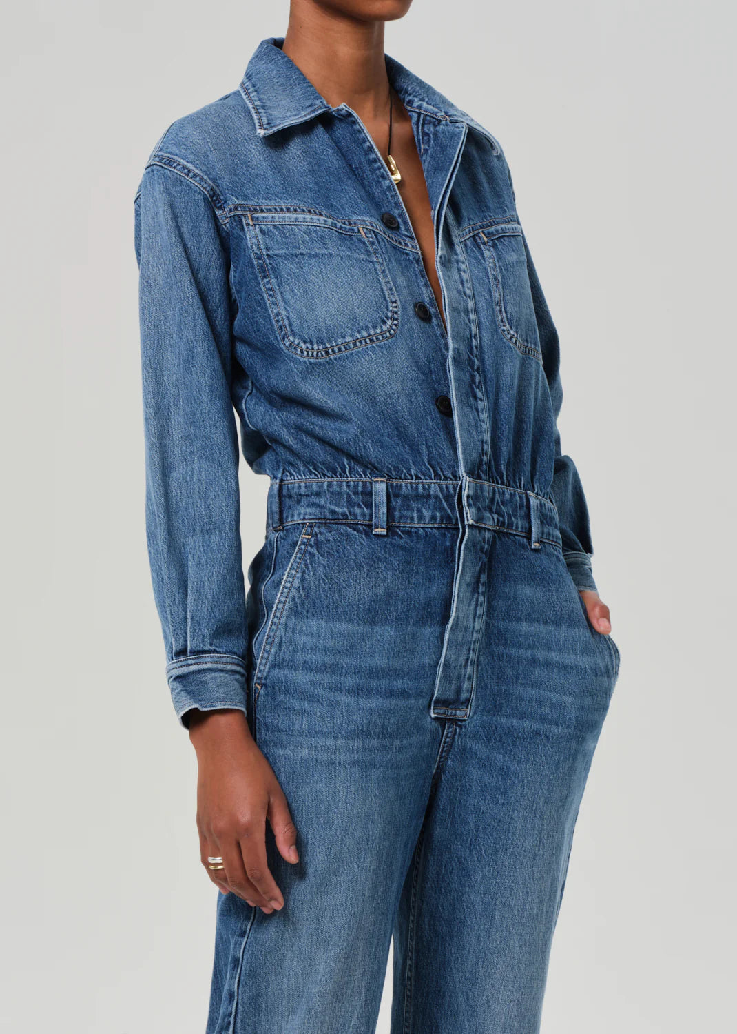 SOLENE POLISHED JUMPSUIT