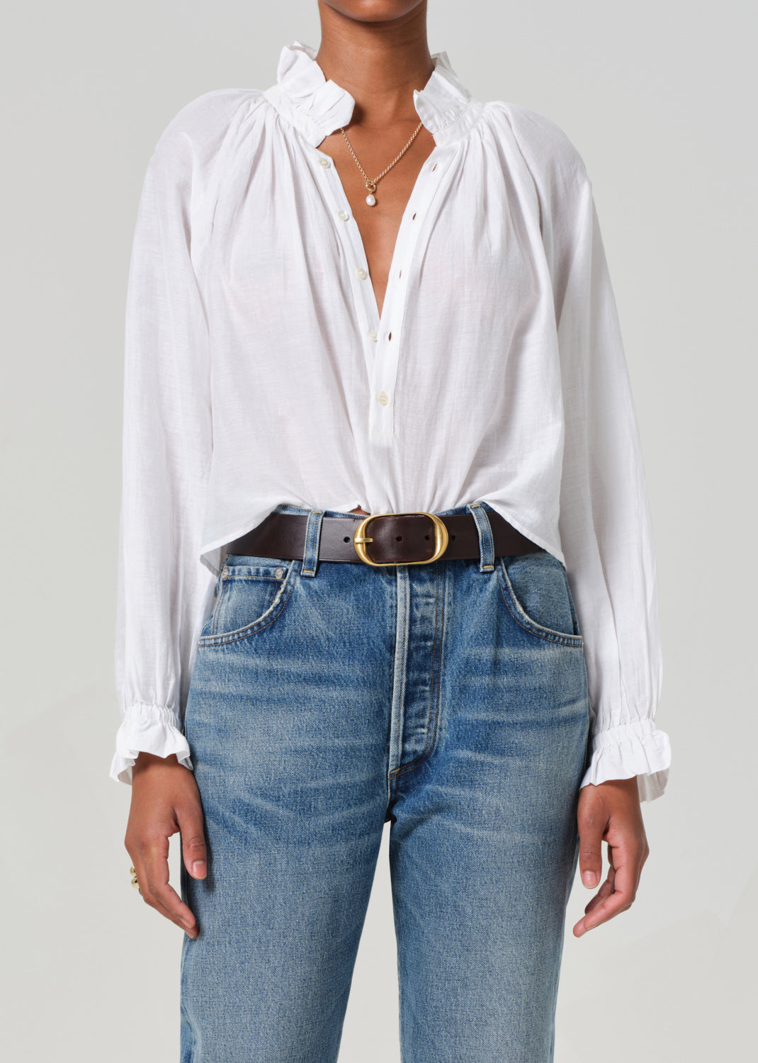 IRIS RUFFLE TOP