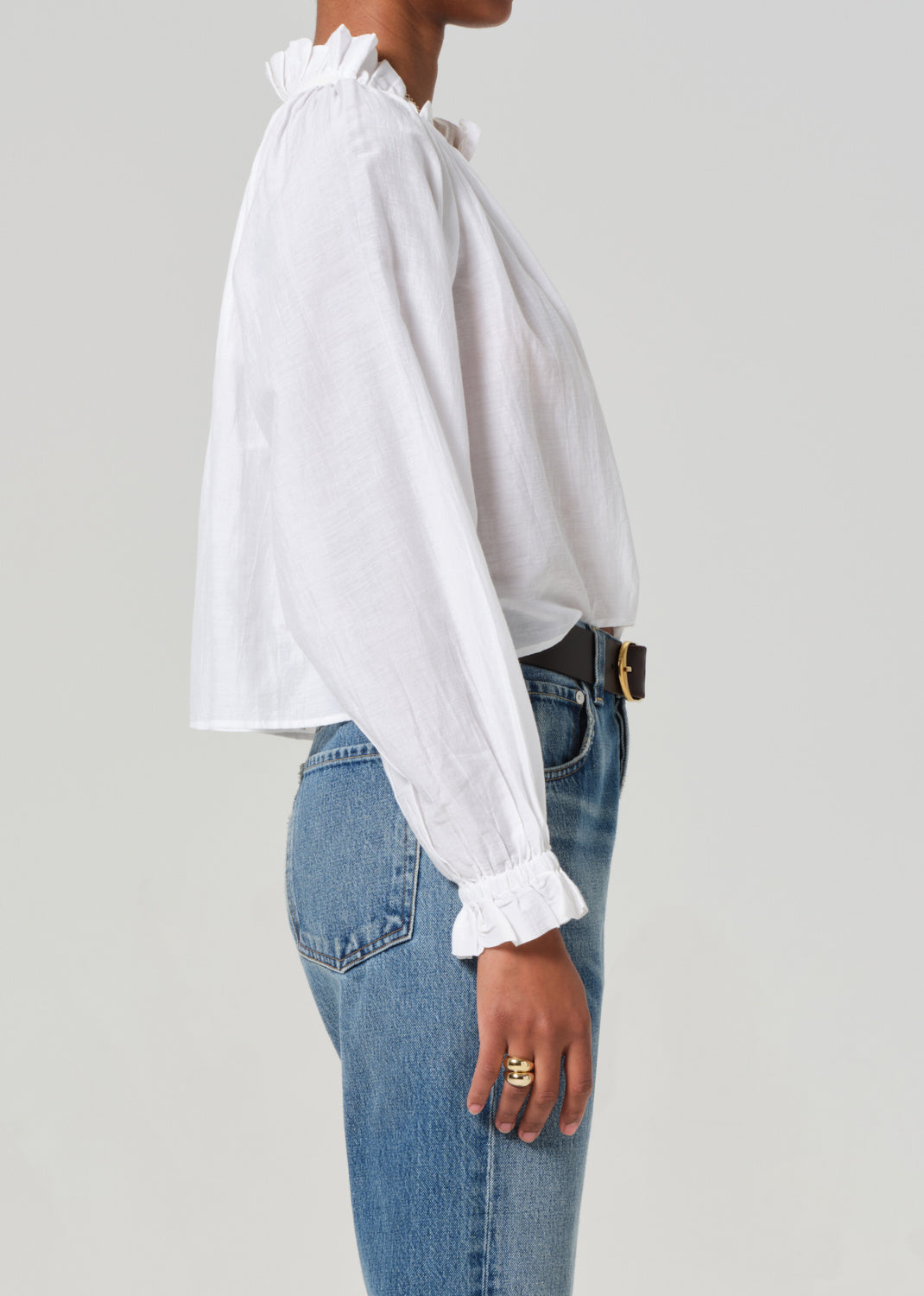 IRIS RUFFLE TOP