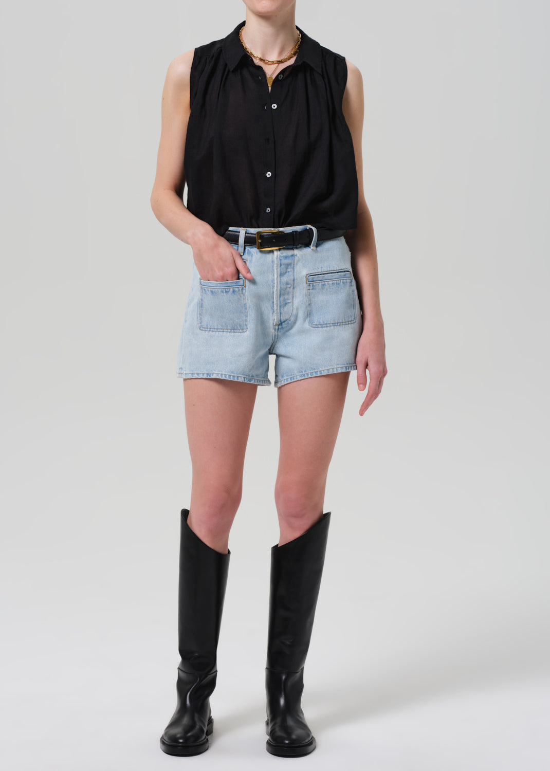 SLEEVELESS AMBROSE TOP