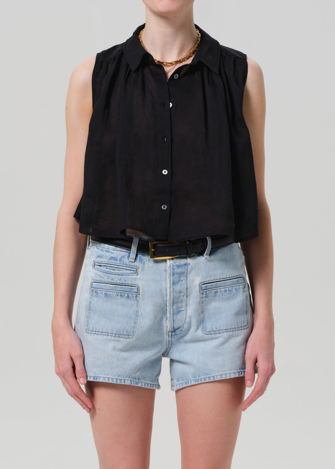 SLEEVELESS AMBROSE TOP