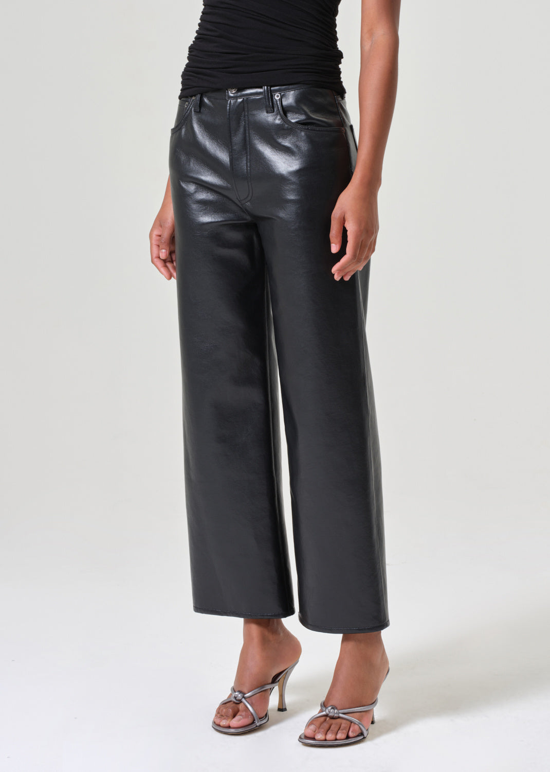 REN HIGH RISE IN RECYCLED LEATHER