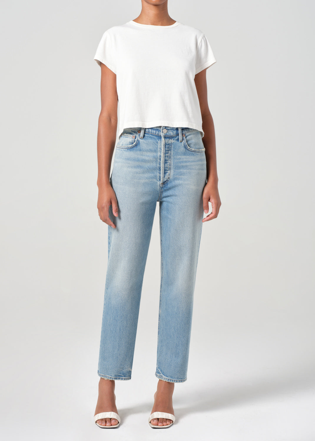 90'S PINCH WAIST CROP IN RIPPLE