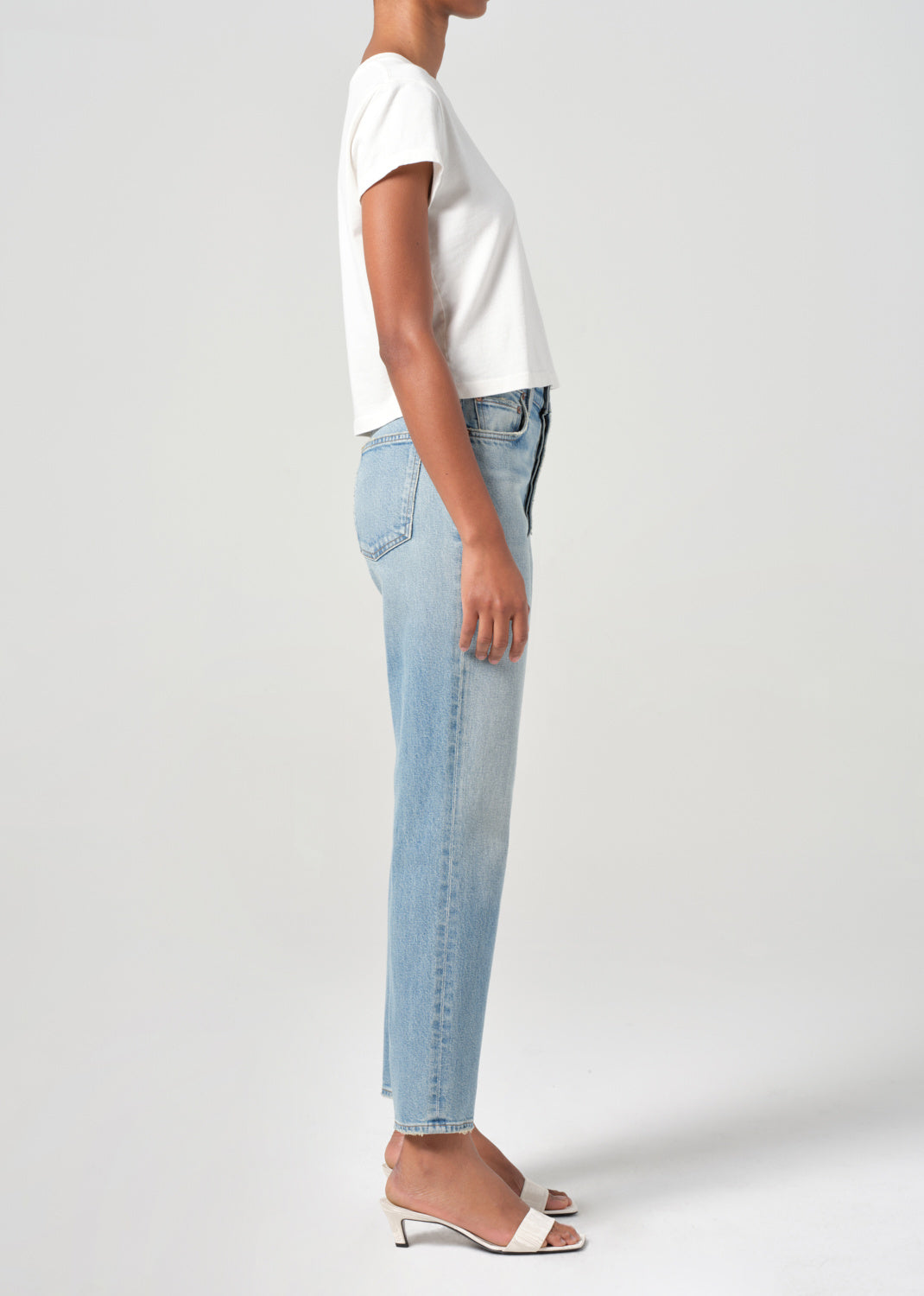 90'S PINCH WAIST CROP IN RIPPLE