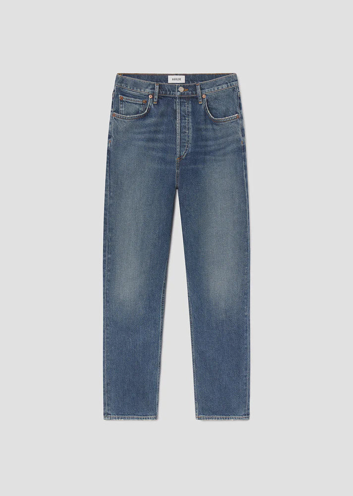 90S PINCH WAIST CROP IN OVERCAST