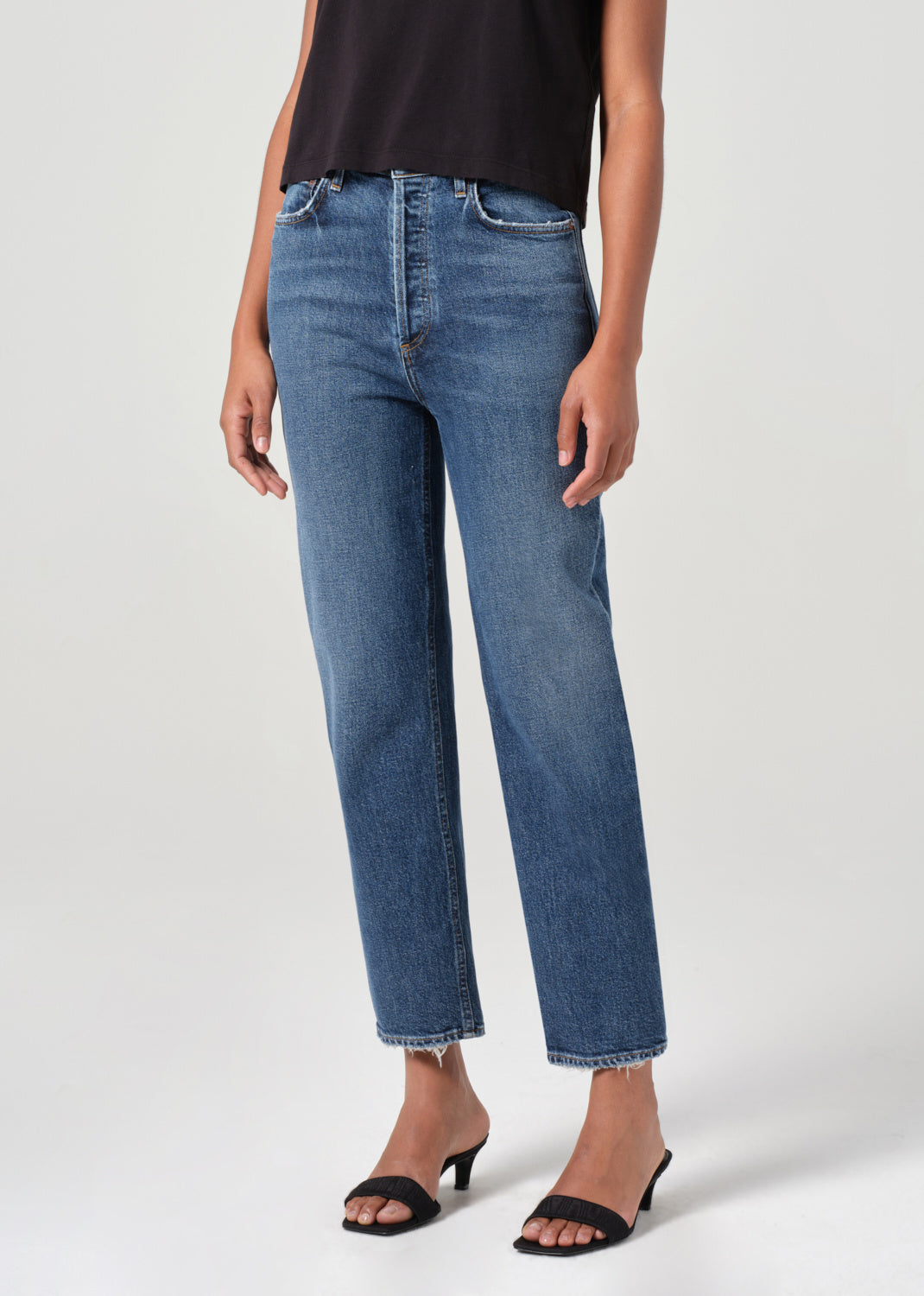 90'S PINCH WAIST CROP IN SOLACE
