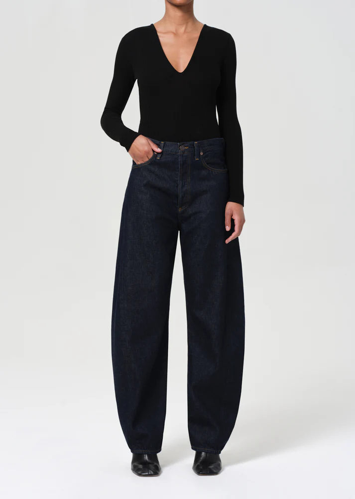 LUNA PIECED JEAN IN RINSE