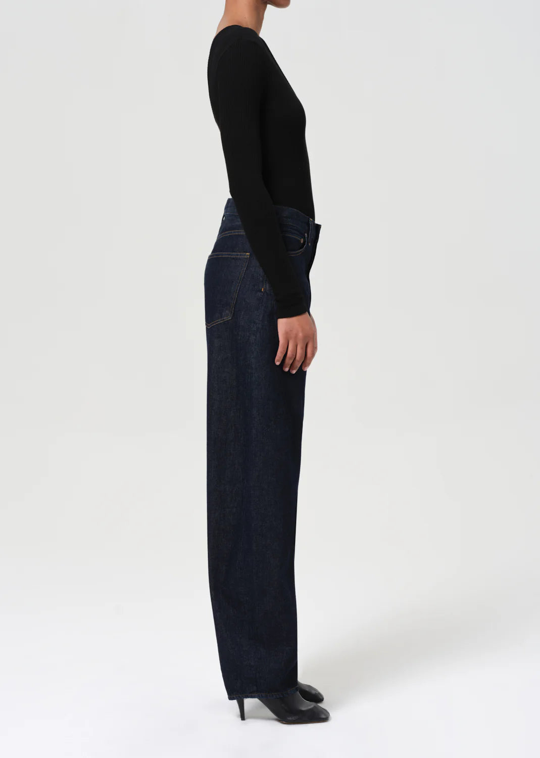 LUNA PIECED JEAN IN RINSE
