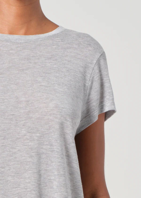 ADINE SHRUNKEN TEE GREY HEATHER