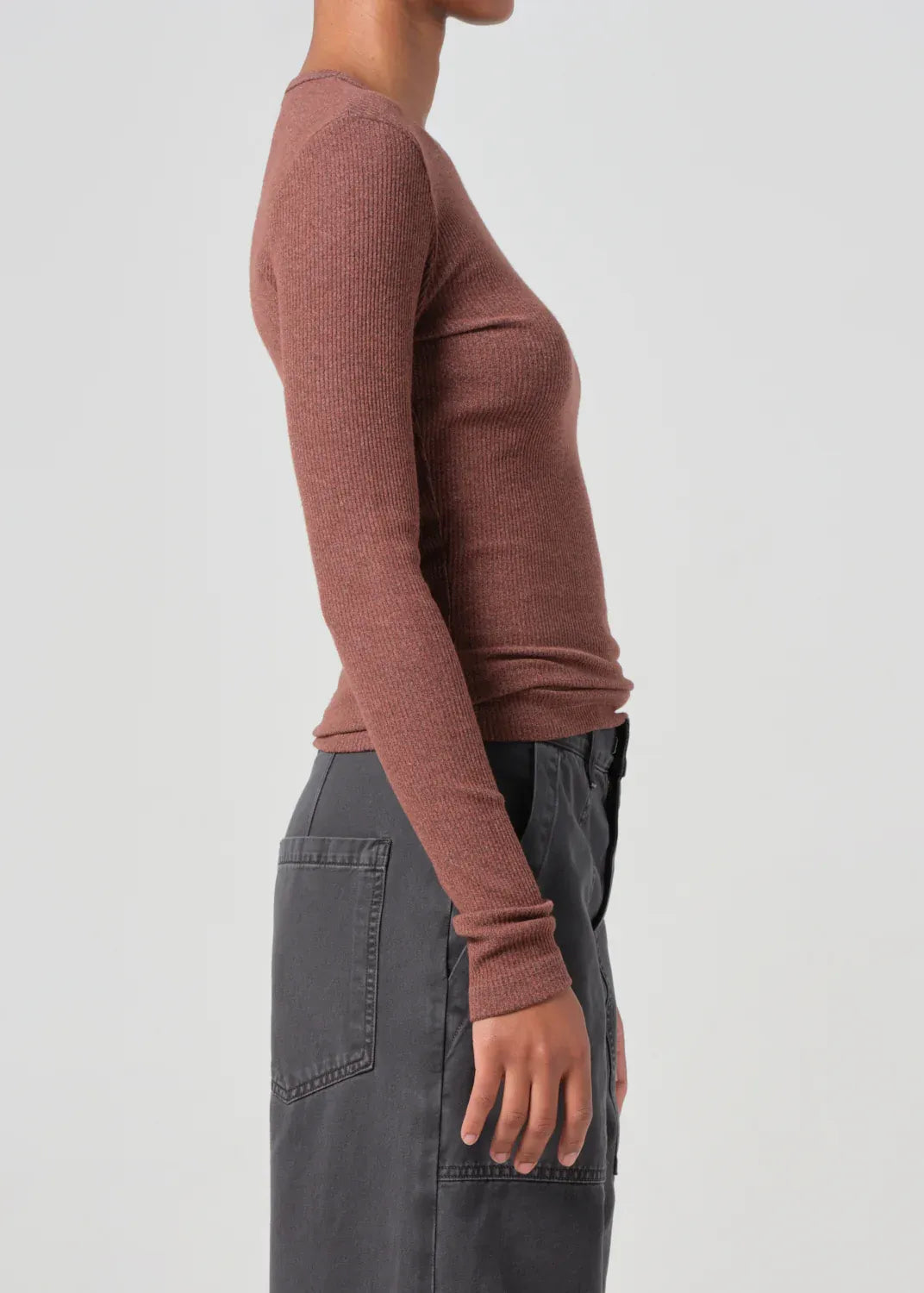 DELPHI SLIM TEE GINGERSNAP