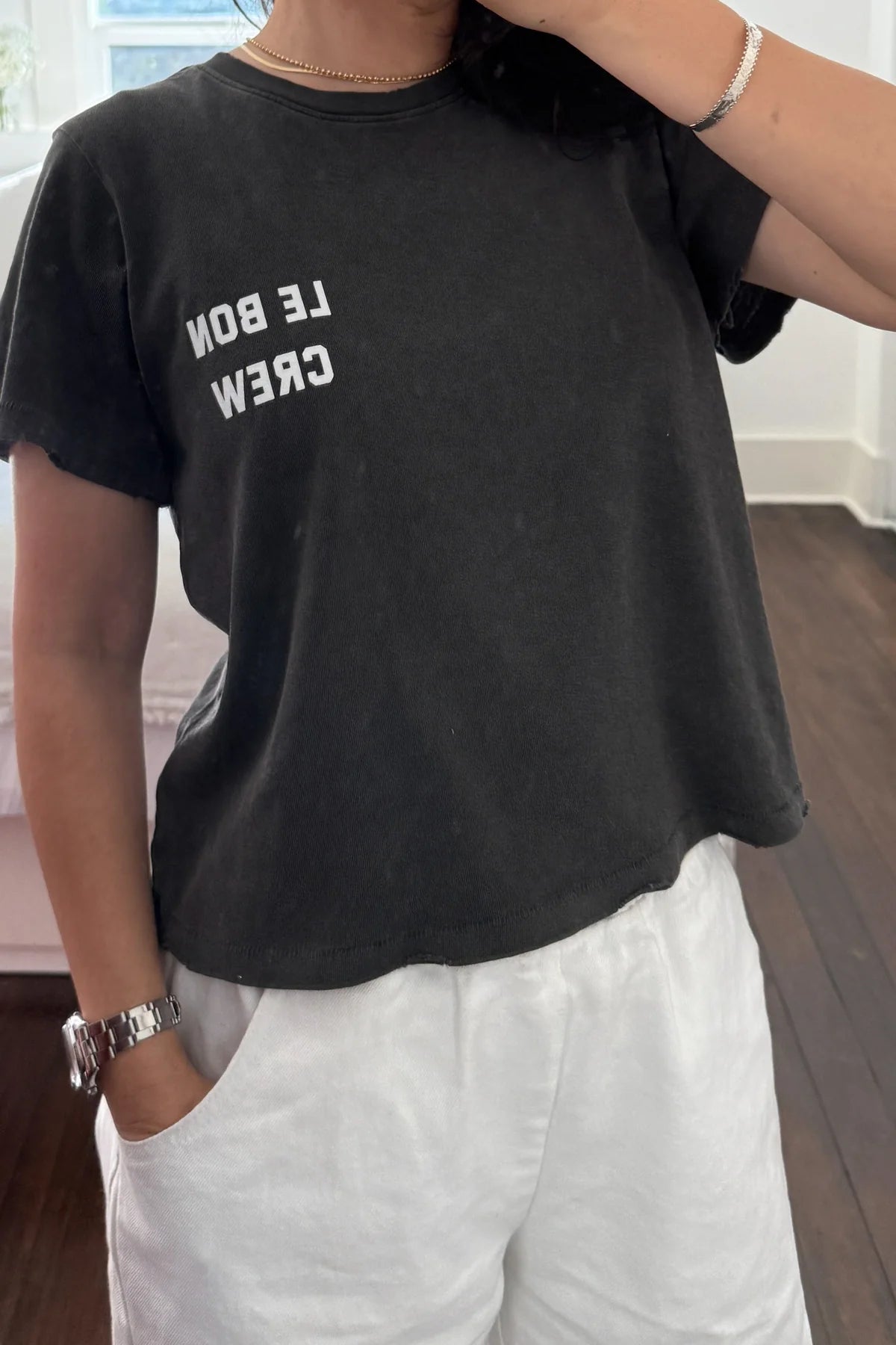 DARLING TEE WITH LE BON CREW