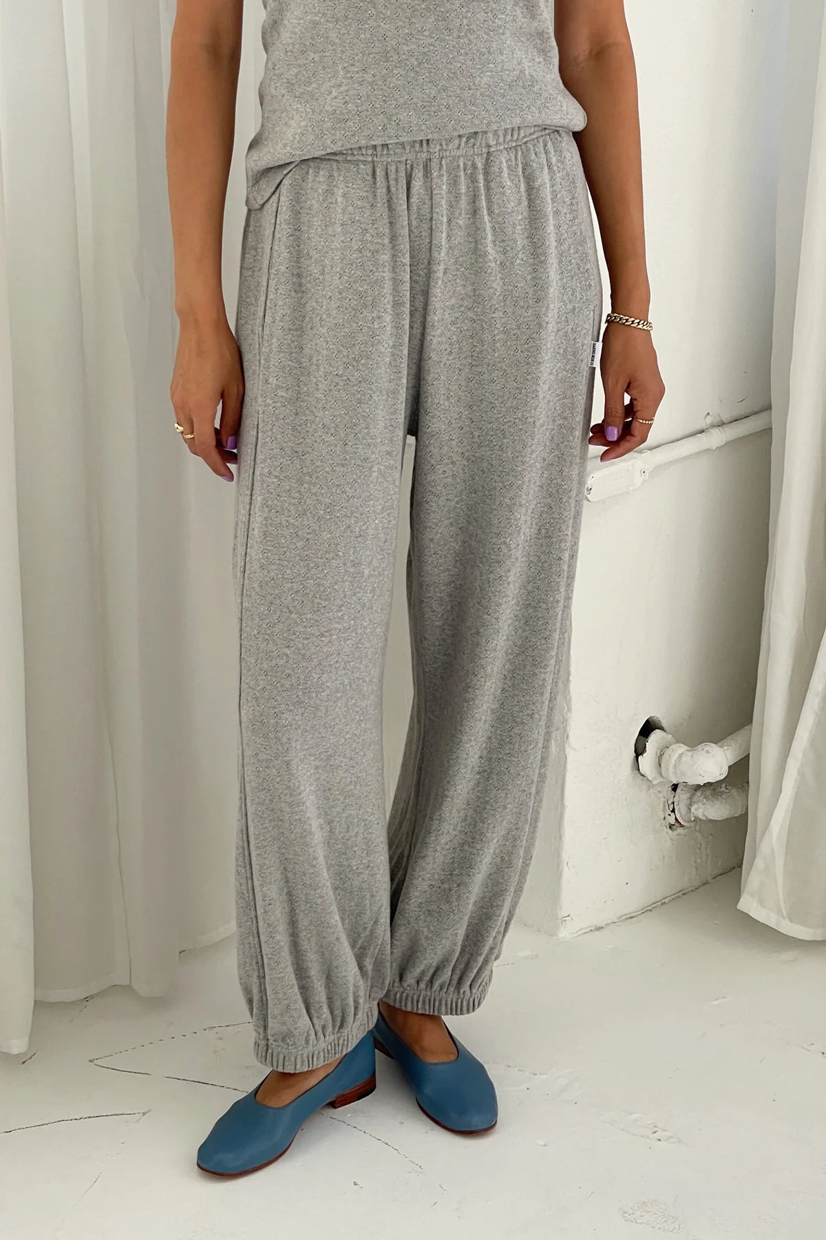 POINTELLE BALLOON PANTS