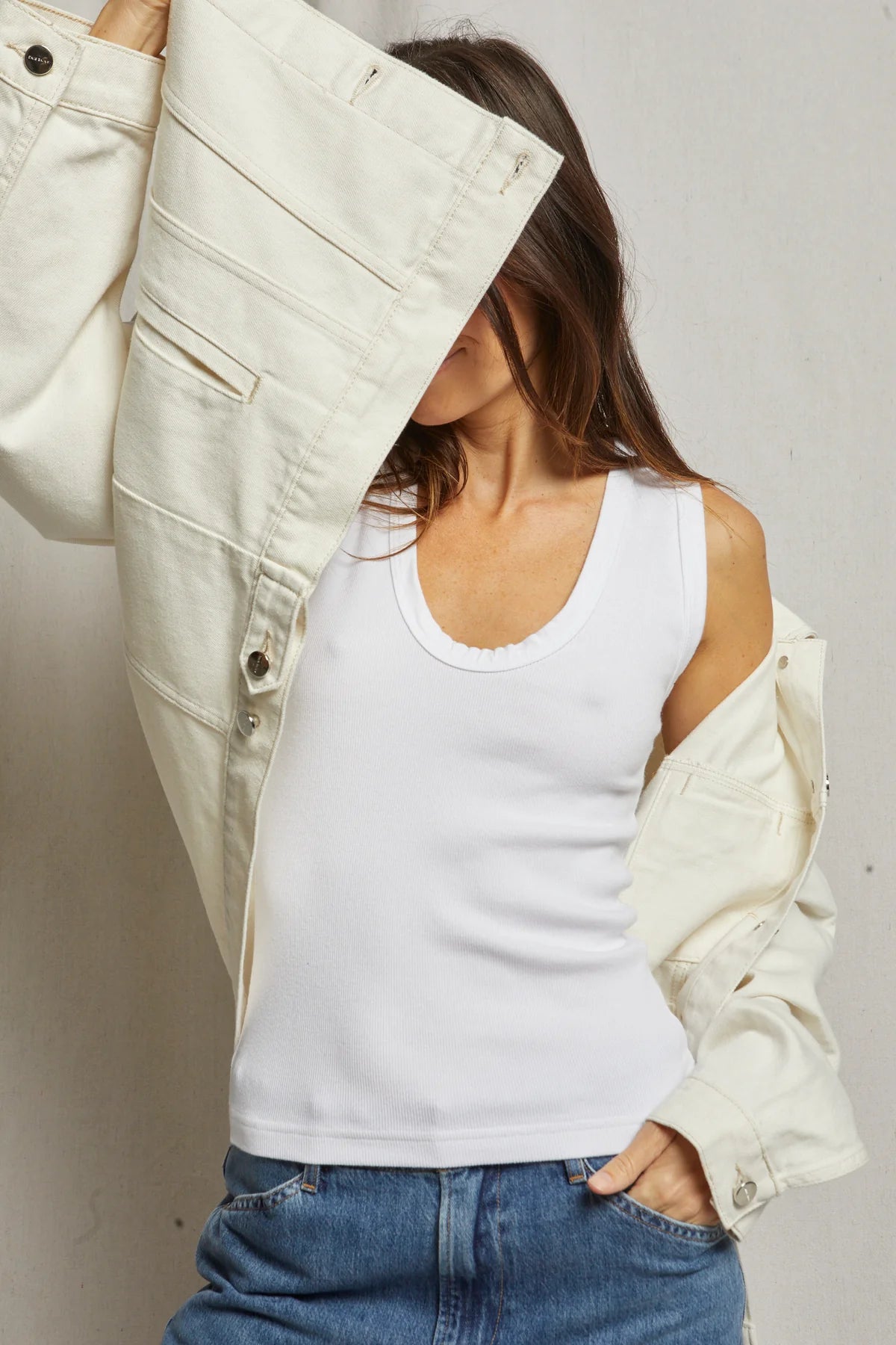 JORDAN RIBBED TANK