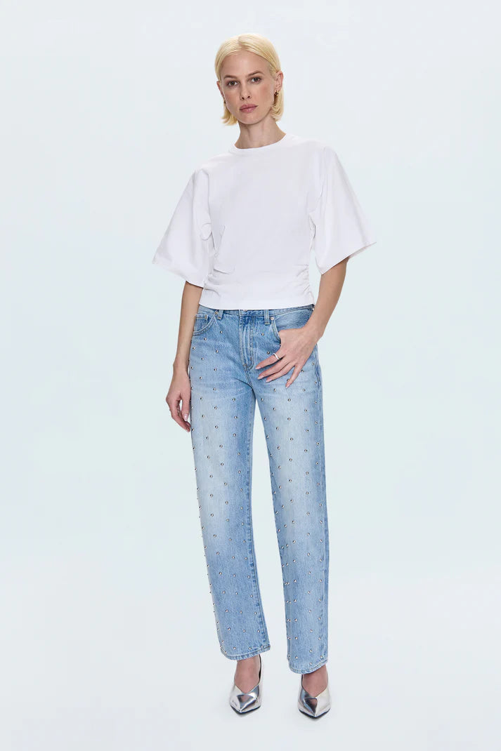 VERONICA KIMONO SLEEVE FITTED TEE