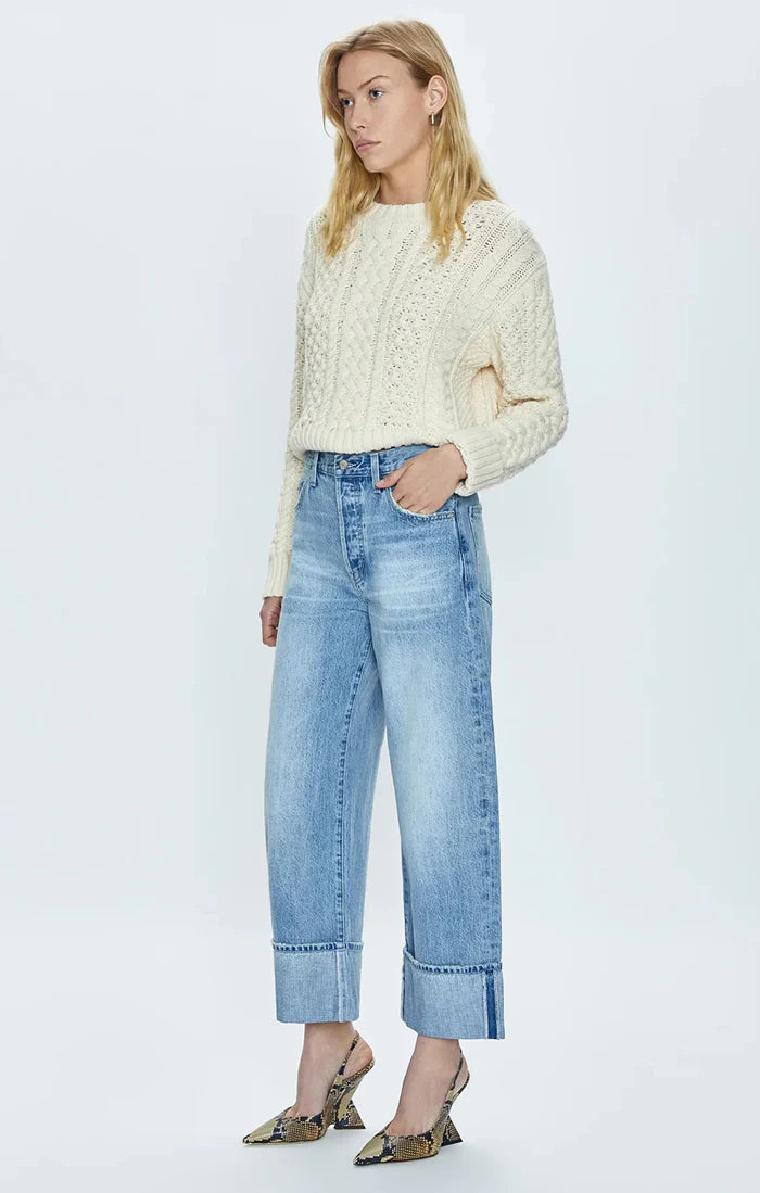 RYDER HIGH RISE CUFFED STRAIGHT