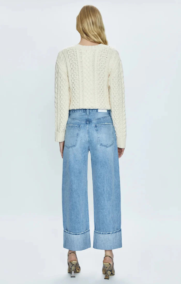 RYDER HIGH RISE CUFFED STRAIGHT
