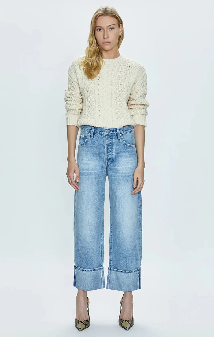 RYDER HIGH RISE CUFFED STRAIGHT