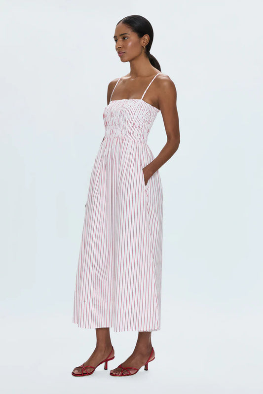 BIANCA SHIRRED BODICE DRESS