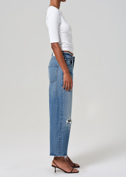 AYLA RAW HEM CROP SOLANO