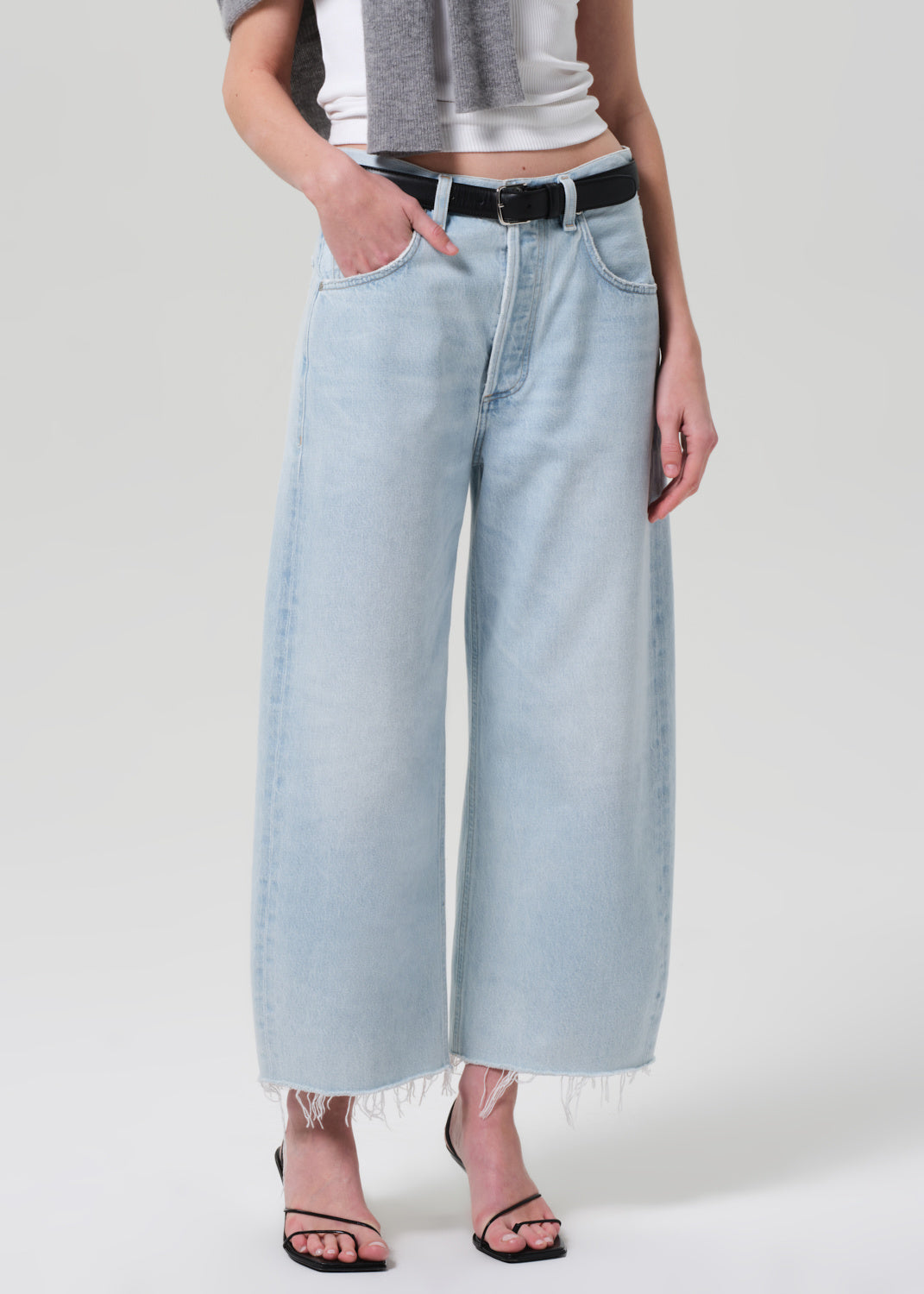 AYLA RAW HEM CROP ALLIER