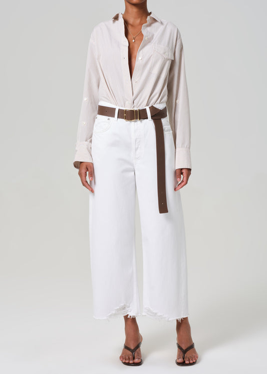 AYLA RAW HEM CROP IN HARLOW