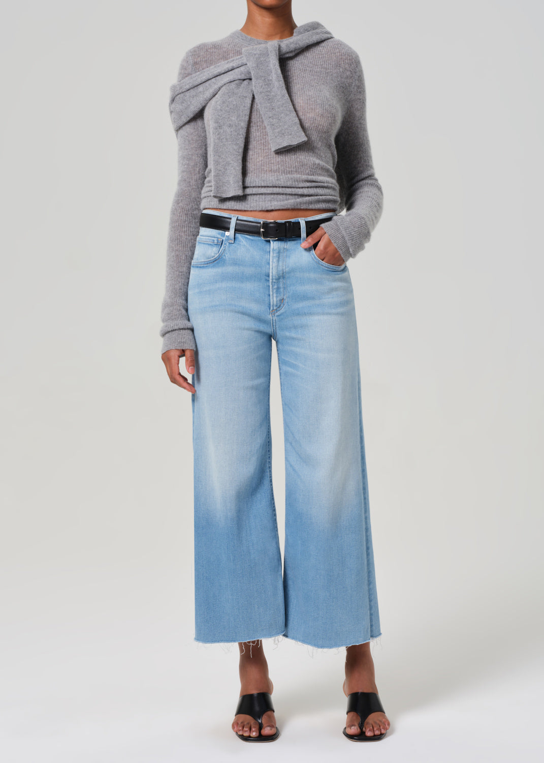 LYRA WIDE LEG CROP IN BELMONT