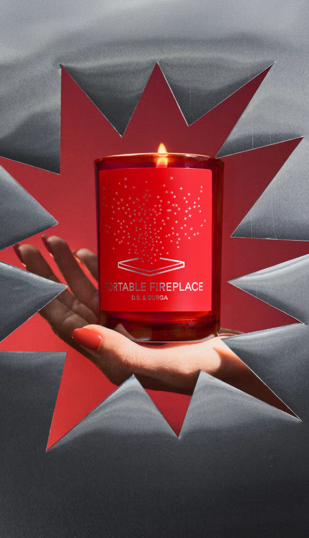 PORTABLE FIREPLACE CANDLE