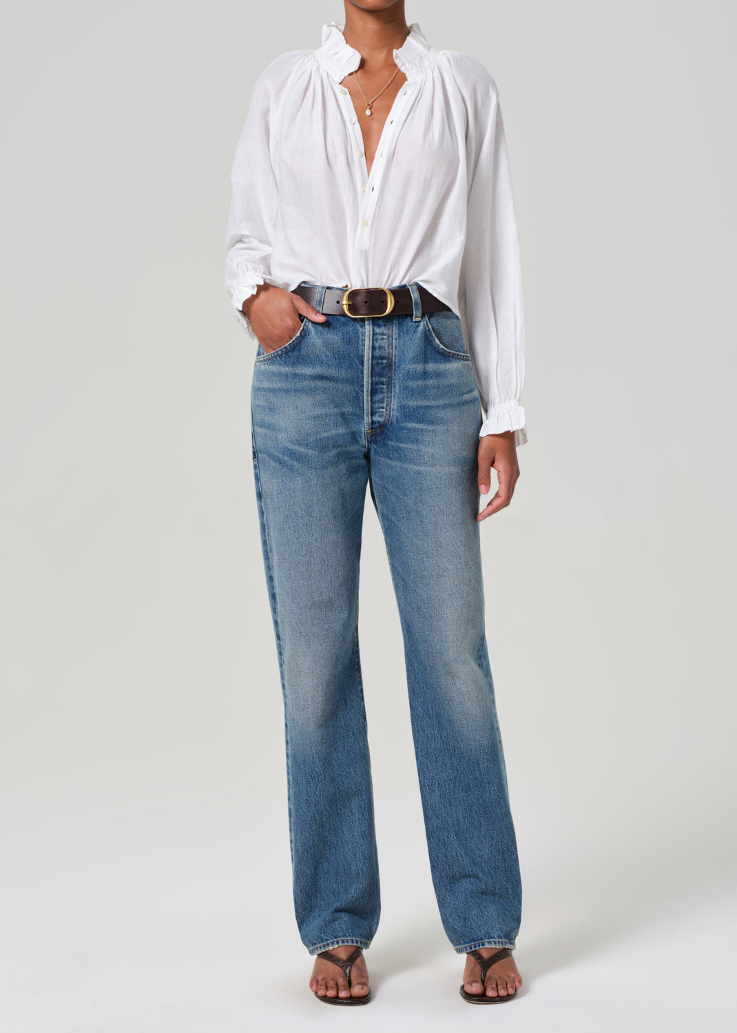 IRIS RUFFLE TOP