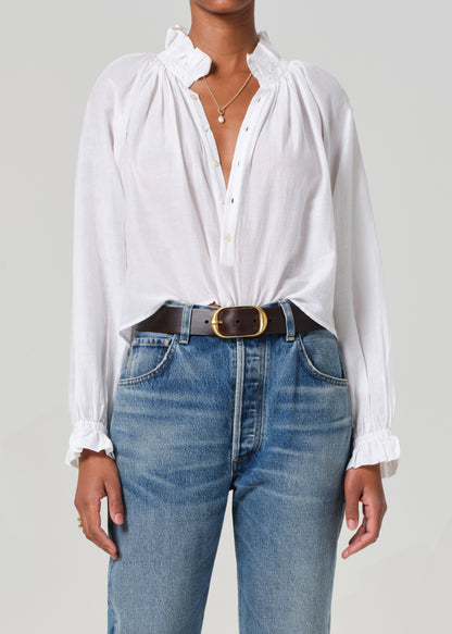 IRIS RUFFLE TOP