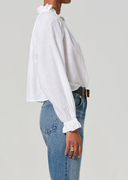 IRIS RUFFLE TOP