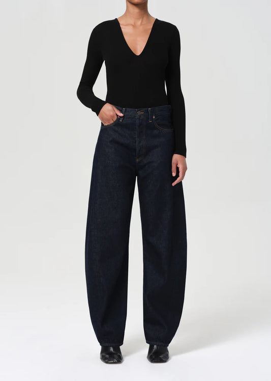 LUNA PIECED JEAN IN RINSE