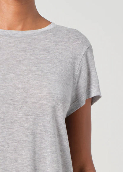 ADINE SHRUNKEN TEE GREY HEATHER