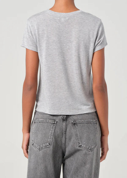 ADINE SHRUNKEN TEE GREY HEATHER