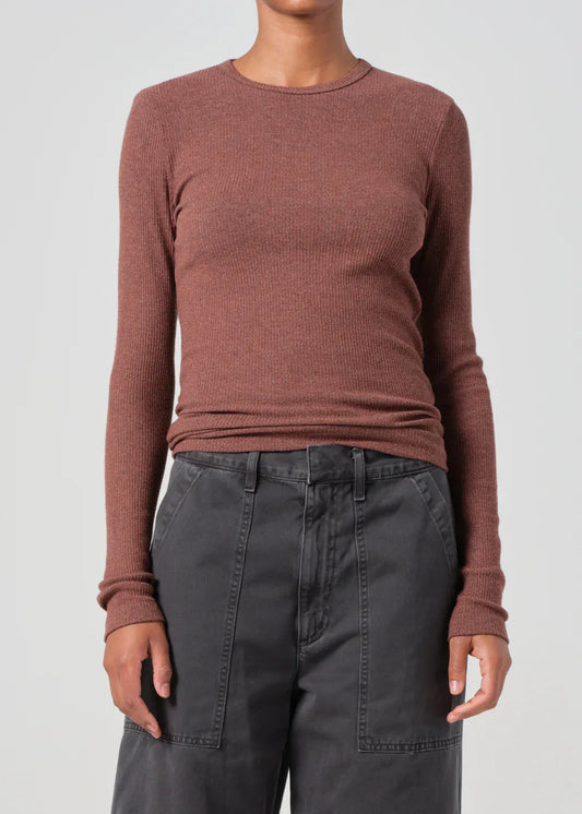 DELPHI SLIM TEE GINGERSNAP