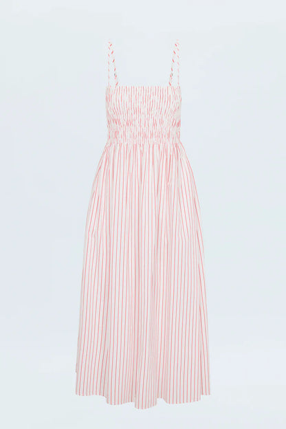 BIANCA SHIRRED BODICE DRESS