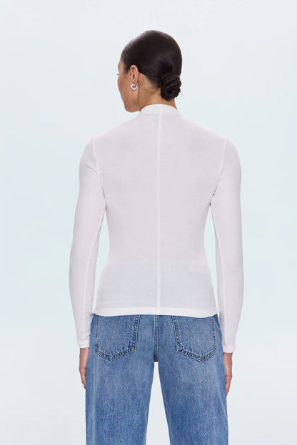 DARA LONG SLEEVE FUNNEL NECK TOP