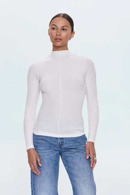 DARA LONG SLEEVE FUNNEL NECK TOP