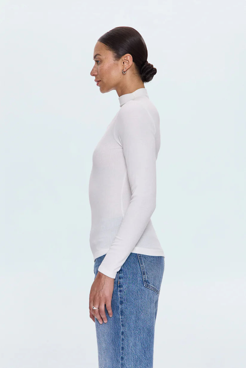 DARA LONG SLEEVE FUNNEL NECK TOP