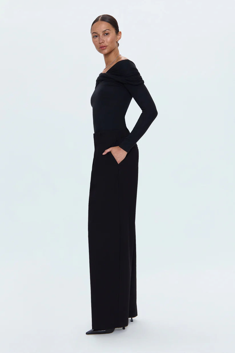 EDEN PLEATED PONTE TROUSER